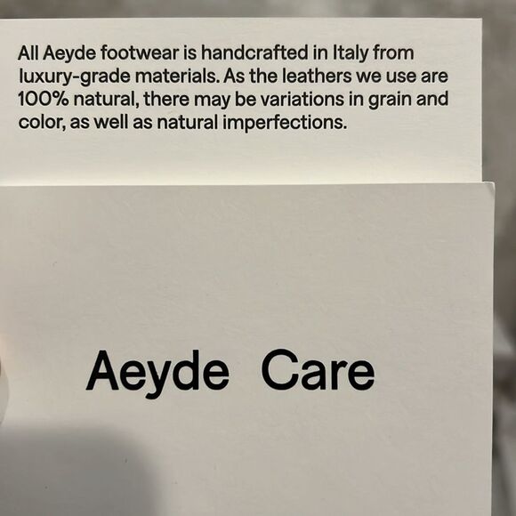 AEYDE Alena Nappa Leather Latte Boots, New, Size EU 40 - Picture 12 of 13